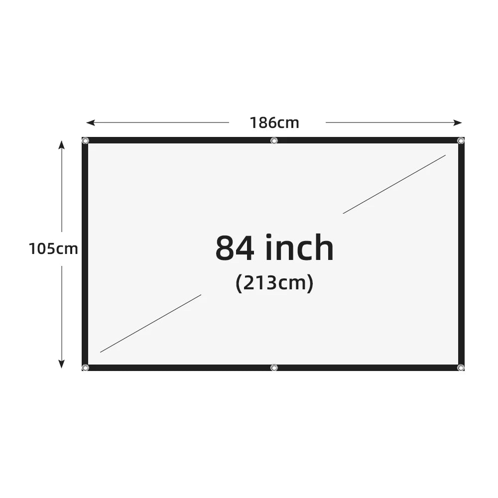 Zenvi™ Portable Foldable Projector Screen